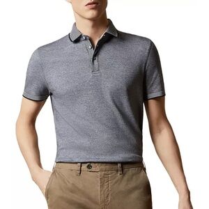 Ted Baker MMB Lateone Ribstart Regular Fit Polo Shirt Golf Size 6 2 XL